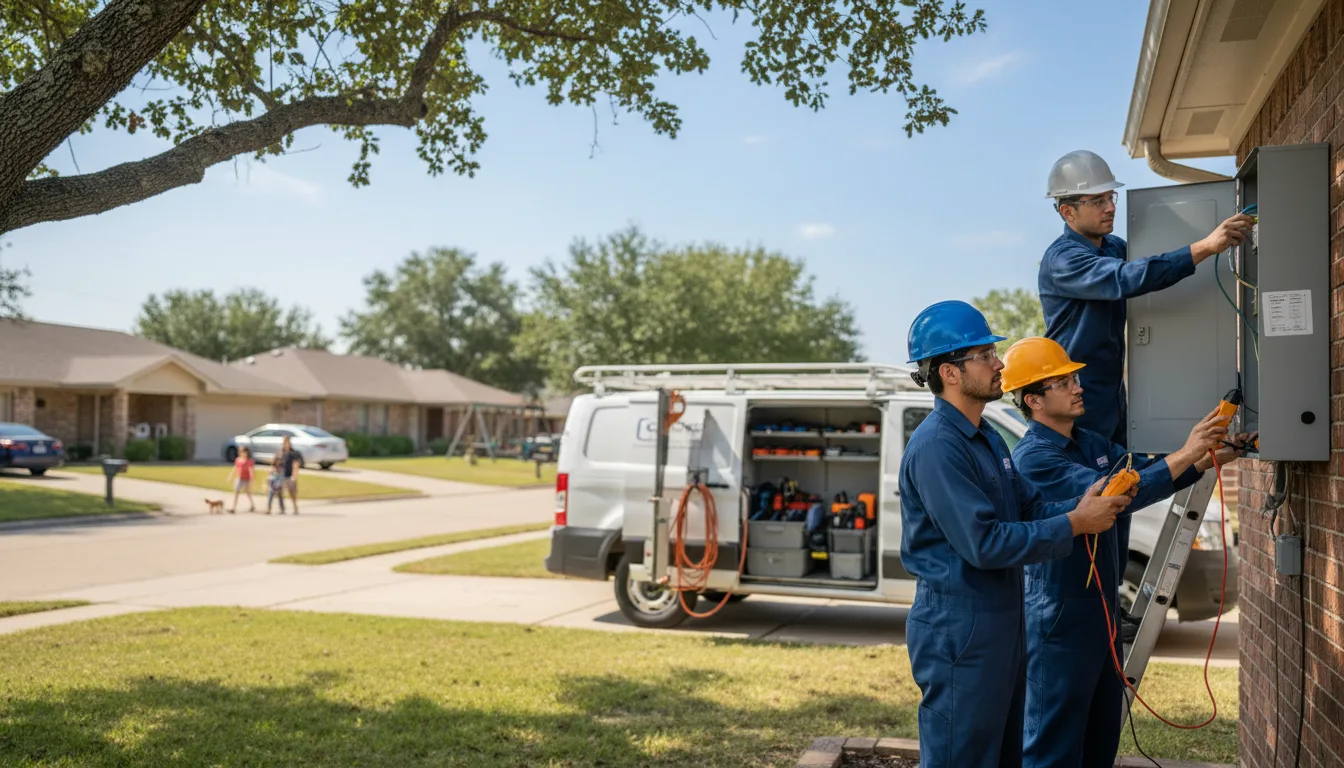 Certified electrician providing emergency electrical services in Ledbetter, KY